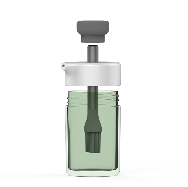 Silicone Oil Brush Set Olive Oil Dispenser Bottle with Brush,BBQ Oil Bottle Used for Outdoor Barbecue